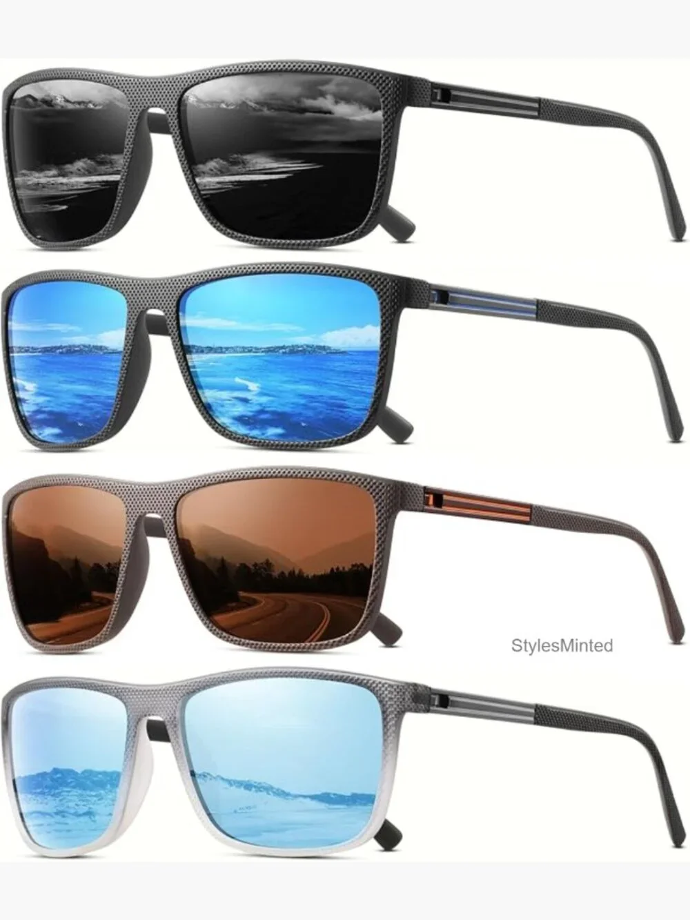 Men's Polarized Sunglasses UV Protection Driving Fishing Golf Lightweight
